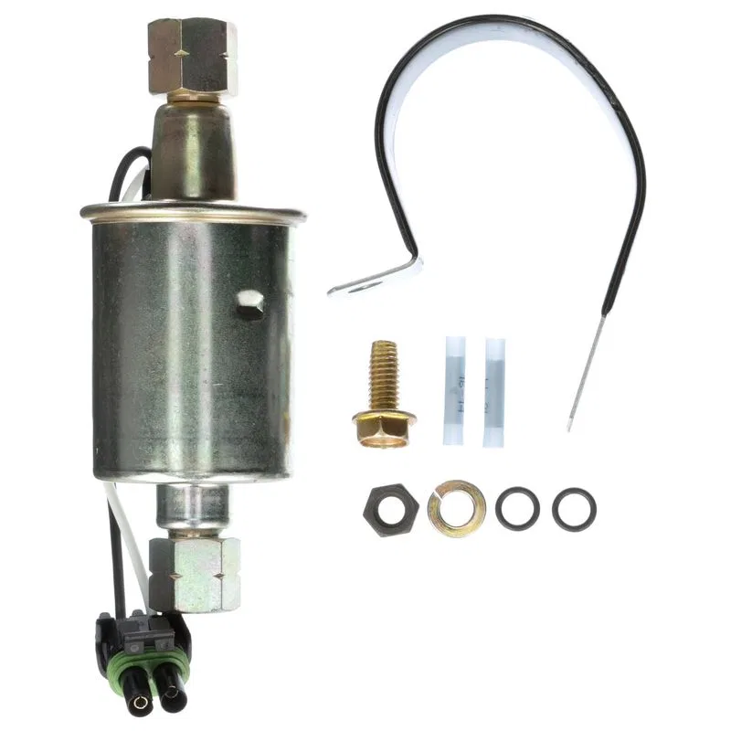 P74143 – CARTER Fuel Pump Electric, Without Regulator 13 Volt With Pump/ Mounting Bracket